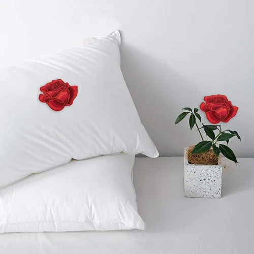 Miniatura 5 de 10 parches para planchar con flores de rosas, delicados parches de bordado de rosas para bolsos, gorras, ropa de niños, jeans, chaquetas (K50_1)