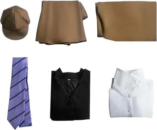 Miniatura 2 de Disfraz de Ranpo Edogawa Dazai Osamu Cosplay traje de anime detective uniforme Dazai de manga larga gabardina traje completo Halloween