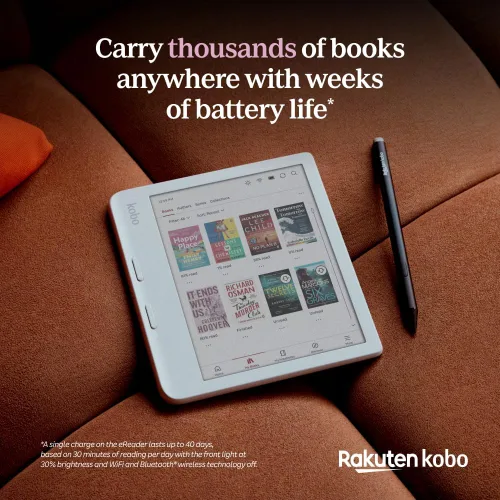 Miniatura 8 de Kobo Libra Colour eReader Pantalla Kaleido™ 3 de tinta E sin deslumbramiento de 7 pulgadas Opción de modo oscuro Audiolibros Resistente al