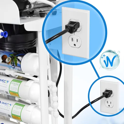 Miniatura 5 de WECO HydroSense Light Sistema de filtro de agua de ósmosis inversa comercial (HydroSense-0500GAC-CAL-UV)