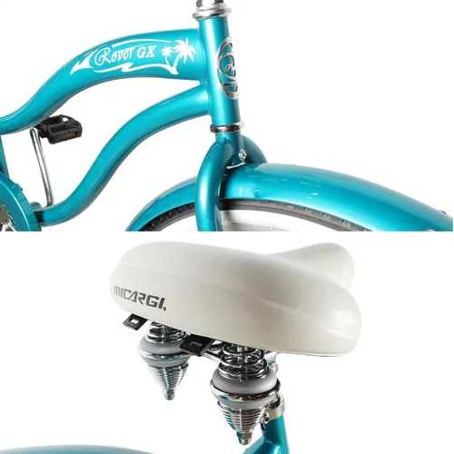 Miniatura 6 de MICARGI Frenos retro de 26" para bicicleta de playa Cruiser para mujer