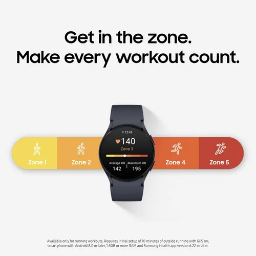 Miniatura 5 de SAMSUNG Galaxy Watch 6 44mm LTE, rastreador de fitness, zonas de frecuencia cardíaca personalizadas, coaching avanzado del sueño, monitor cardíaco