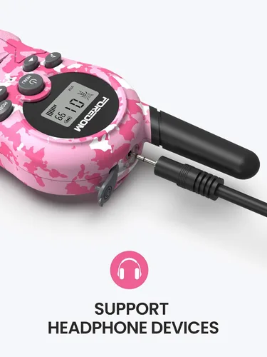 Miniatura 5 de FOREDOM Walkie Talkies para niños Walkie Talkies de largo alcance para niños y niñas de 3 a 12 años Juguetes de cumpleaños geniales del ejército