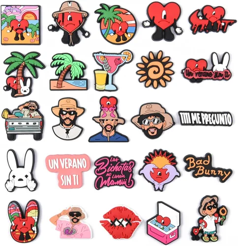 Miniatura 2 de Dijes para zapatos, pulseras de diferentes diseños para decoración de zapatos, niños, niñas, mujeres, regalos de fiesta de cumpleaños, regalos