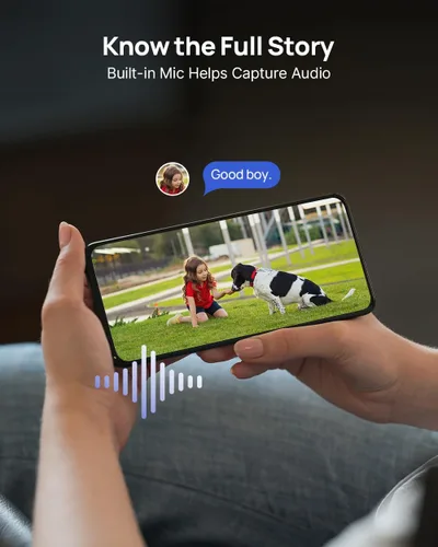 Miniatura 4 de ANNKE Cámara PoE de seguridad 4K 8MP, cámara IP de vigilancia AI para exteriores con micrófono/audio, detección de vehículos y humanos AI, luz dual