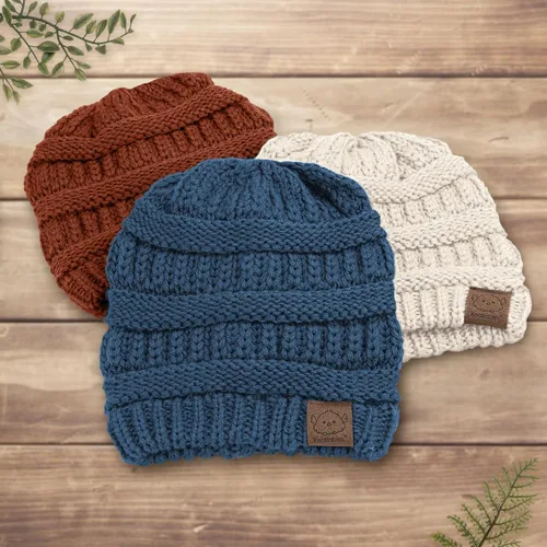 Miniatura 117 de KeaBabies 3-Pack Baby Beanies for Boys, Girls - Stretchy Knit Baby Hats, Cute Newborn