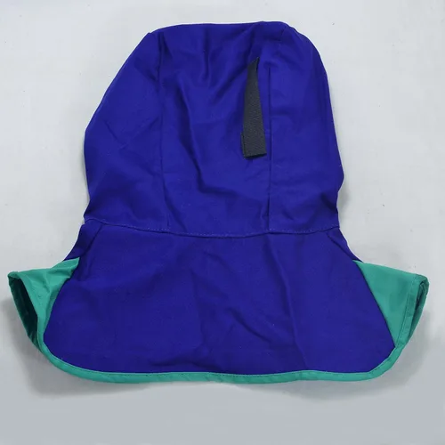 Miniatura 3 de RIVERWELD Capucha de soldadura Tela ignífuga para soldadores Match Soldadura Casco de soldadura Color azul Equipo de seguridad de trabajo Protección
