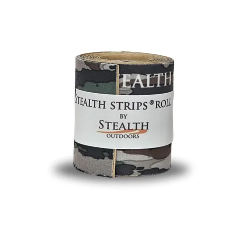 Miniatura 20 de Stealth Strips Cinta silenciadora de camuflaje Tela silenciadora autoadhesiva Ideal para silenciar todo tu equipo de caza de metal y accesorios