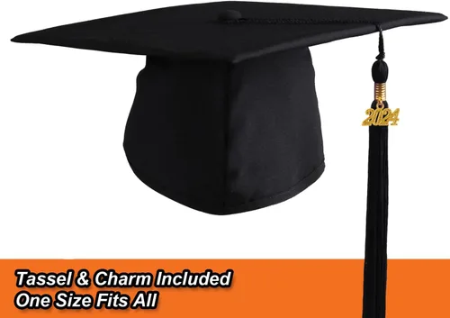Miniatura 4 de Juego de bata de graduación unisex mate para jardín de infantes 2023