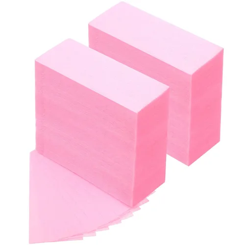 Miniatura 7 de Blulu 400 tiras de cera no tejidas para todo tipo de piel, depilación facial y corporal, tiras de papel encerado para piernas, pecho, espalda, área