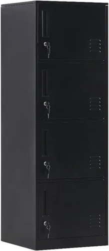 Armario de almacenamiento de metal para oficina, hogar, gimnasio, escuela, gabinete de acero para almacenamiento de archivos, juguetes, zapatos y