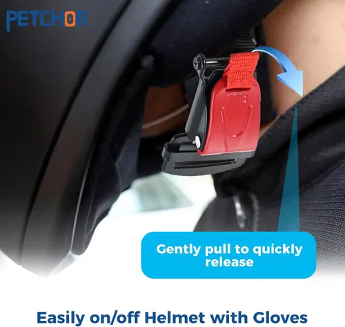 Miniatura 4 de Kit de repuesto de hebilla de liberación rápida para casco de motocicleta, accesorios de motocicleta de acero inoxidable para reemplazar la correa