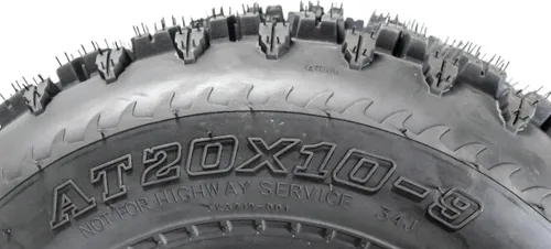 Miniatura 6 de MASSFX 20x10-9 Neumático Trasero para Vehículos Todo Terreno (ATV), Utilidad-Tarea (UTV) y Lado a Lado (SxS) - 4 Capas con Profundidad de Banda