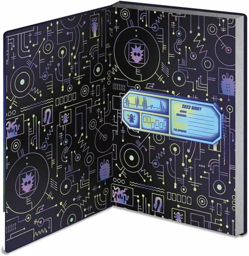 Miniatura 2 de Pyramid International Rick and Morty SR74106 - Agenda 2023, tapa dura A5, planificador semanal a vista (diseño cibernético), producto