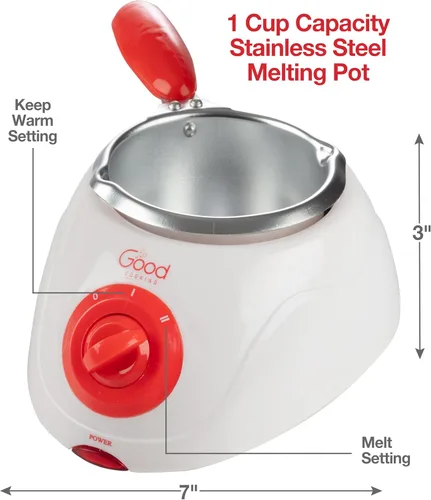 Miniatura 2 de Good Cooking, olla para fondue de chocolate, Parent, individual, Blanco