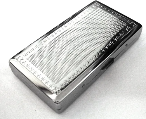 Miniatura 2 de Paquete de estuches de cigarrillos grabados para diferentes ocasiones, elegante soporte de metal victoriano para tamaño regular, king y 100