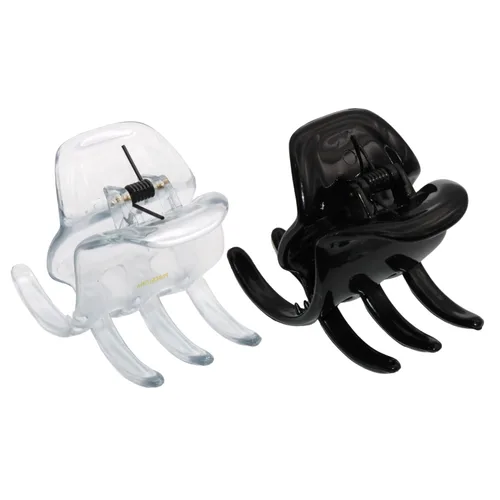 Miniatura 12 de Parcelona Pinzas para el cabello de celuloide de celuloide francés clásico grande de 2 pulgadas, pinzas de garra para el pelo de las mujeres, hechos