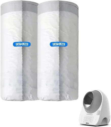 Paquete de 40 bolsas de basura CATLINK para caja de arena automática para gatos para Scooper Young y Luxury PRO y Ultra, no aptas para Scooper SE y