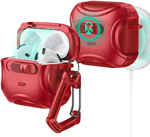Miniatura 15 de ESR Funda para AirPods Pro 3 (2025), Compatible con Funda de AirPods Pro de 3ª Generación (Cable USB-C), MagSafe Sin Esfuerzo, Bloqueo a Prueba