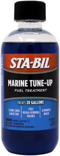 STA-BIL Marine Tune-Up - Tratamiento de combustible – Limpia carburadores e inyectores – Repara motores de funcionamiento áspero – Elimina el agua –