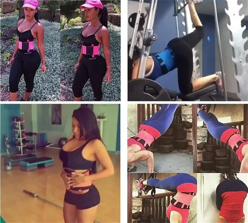 Miniatura 7 de VENUZOR Cinturón de entrenamiento de cintura para mujer – Faja reductora de cintura – Cinturón adelgazante – Cinturón deportivo (grado UP)
