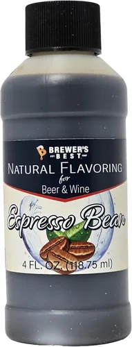 Brewer's Best Aromatizante natural de frutas de cerveza y vino (frijol espresso)