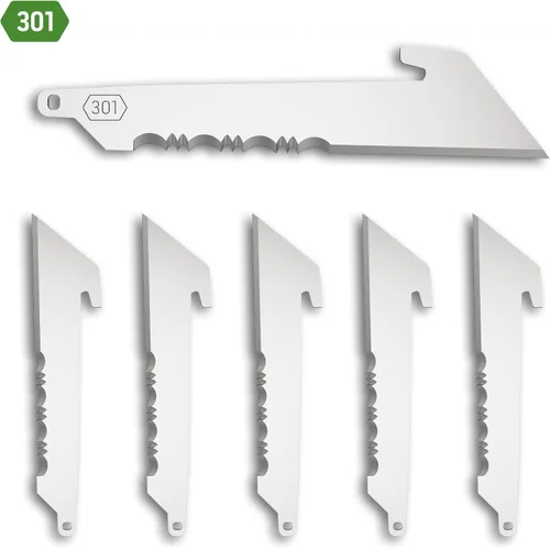 Miniatura 2 de Outdoor Edge Utilidad de 3" con cuchillas dentadas (6 cuchillas), código de cuchilla de compatibilidad 301