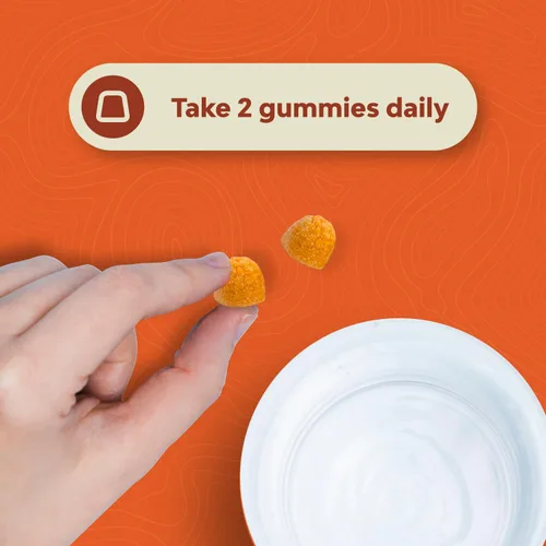 Miniatura 7 de Gomitas de apoyo inmunológico de curcumina de cúrcuma, gomitas de cúrcuma para apoyo articular y cuidado avanzado de la piel, con suplemento