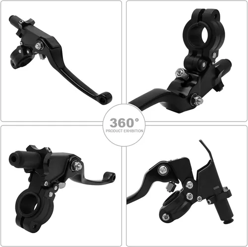 Miniatura 2 de JFG RACING Palanca de freno de embrague para motocicleta, palancas plegables de 7/8'' 22mm, aleación de aluminio, universal para CRF50, KLX, SSR