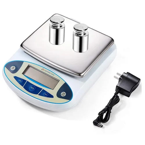 Miniatura 7 de Balanza analítica digital de 176.37 oz x 0.00 oz, báscula electrónica de laboratorio de alta precisión para laboratorio, investigación científica