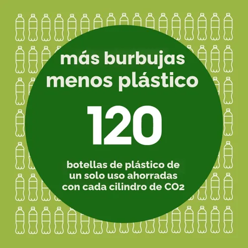 Miniatura 6 de SodaStream Enso - kit para hacer agua con gas, incluye CO2 y botella carbonatadora Acero inoxidable