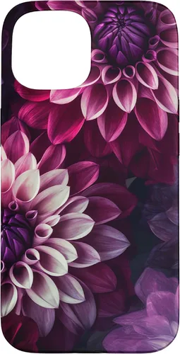 Miniatura 6 de iPhone 11 Dahlia Flower Floral Nature Garden Funda con diseño granate rosa y morado