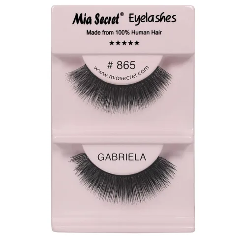 Miniatura 19 de Mia Secret Demi Wispies - Pestañas postizas de estilo natural, pestañas de tira fina, banda transparente invisible, pestañas de cabello humano