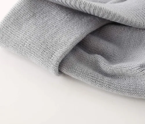 Miniatura 36 de Home Prefer - Gorro de invierno para hombre con visera, cálida y doble punto.
