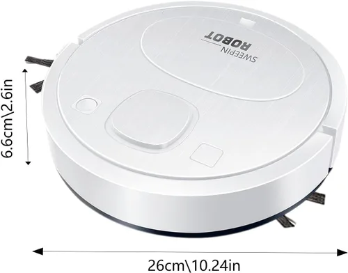 Miniatura 3 de Robot aspirador y trapeador, robot al vacío, mopa avanzada para evitar obstáculos, diseño delgado de robot aspiradora, ideal para pelo de mascotas
