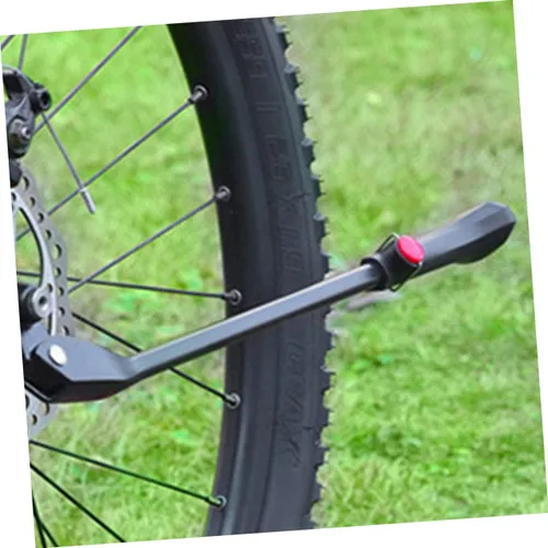 Miniatura 7 de Kisangel Accesorios de bicicleta de montaña Aleación de aluminio Kickstand Bike Kickstand Soporte lateral telescópico Pies antideslizantes Ajuste