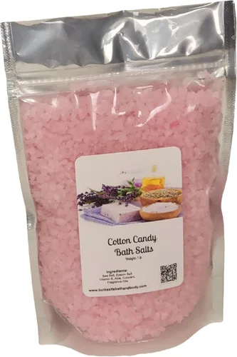 Miniatura 33 de Sales de baño Bolsa de 1 libra (16 oz.) Elige tu aroma Sal de Epsom Sal marina Baño Cuidado del cuerpo Belleza Relajación Spa
