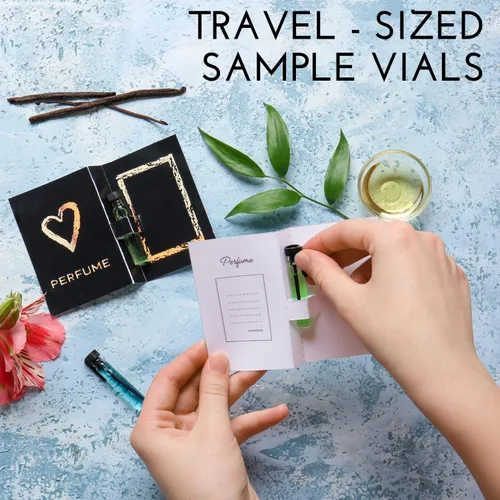 Miniatura 4 de Tradeberry Juego de muestras de perfume de diseñador de gama alta para mujer, paquete de 12 muestras de perfume para mujer