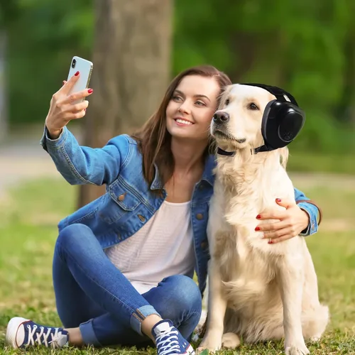 Miniatura 6 de Funda para Orejas de Perro, Orejeras para Perros con Protección contra el Ruido, Orejeras para Perros con Cancelación de Ruido de 29dB NRR