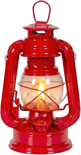 Miniatura 9 de Stansport Hurricane Lantern – Classic Metal Kerosene Oil Lamp with Glass Globe and Adjustable Wick – Portable Emergency Lighting & Decorative