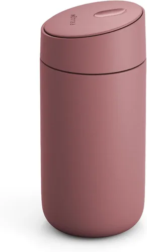 Fellow Taza de viaje Carter Slide de 12 onzas, tapa deslizante con una sola mano, vaso de acero inoxidable aislado al vacío con interior de cerámica