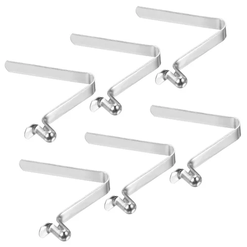 Miniatura 13 de PATIKIL Broches de paleta de kayak de 0.197 x 0.118 in, paquete de 6 clips de acero en forma de V de un solo pasador, clips de resorte, tubo