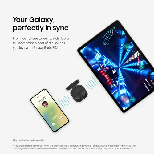 Miniatura 8 de Samsung Galaxy Buds FE Auriculares inalámbricos Bluetooth, ajuste cómodo y seguro en el oído, cambio automático de audio, control táctil, asistente