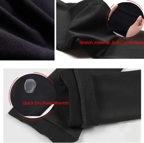 Miniatura 4 de Pantalones de patinaje artístico sobre hielo para niñas, pantalones de práctica sobre botas, pantalones de forro polar fino, pantalones de diamantes