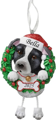 Miniatura 17 de Adorno personalizado para 2025, raza pura de perro Beagle, adorno para árbol de Navidad, decoración profesional personalizada, regalo para cachorro