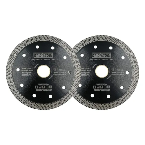 Miniatura 12 de DT-DIATOOL Hoja de granito de diamante de 4 pulgadas para azulejos de porcelana de mármol, disco de corte de diamante de cerámica con segmentos