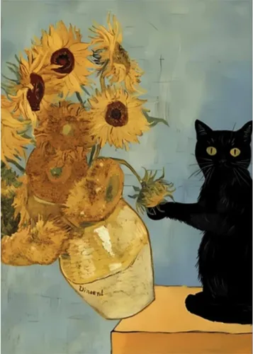 Miniatura 24 de VeGuude Kits de Pintura de Diamantes para Adultos, Paquete de 6 Kits de Arte de Diamantes Noche Estrellada de Van Gogh, Manualidades DIY de Taladro
