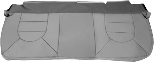 U.S.AutoSeatCover 2000 para Ford F250 F350 F450 F550 Lariat - Cubierta de cuero para banco trasero color gris