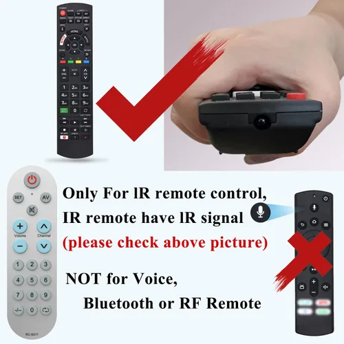 Miniatura 6 de Control remoto universal de TV con botón grande para ancianos, personas mayores, mayores (requiere control remoto original), con retroiluminación