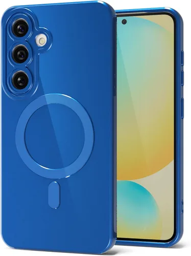 Miniatura 137 de Svanove para Samsung Galaxy S22 Funda de teléfono de silicona magnética, compatible con Magsafe, linda para mujeres, brillante color brillante, gel